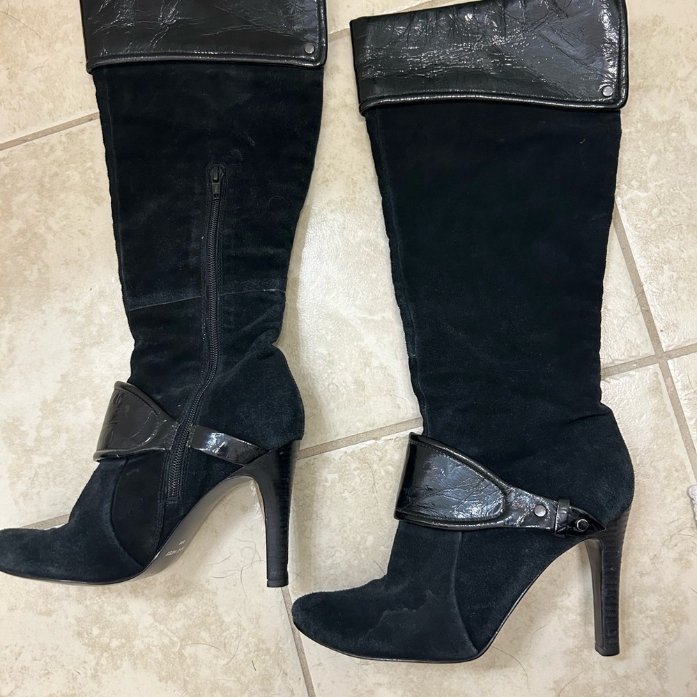 Nine West suede high heel boots